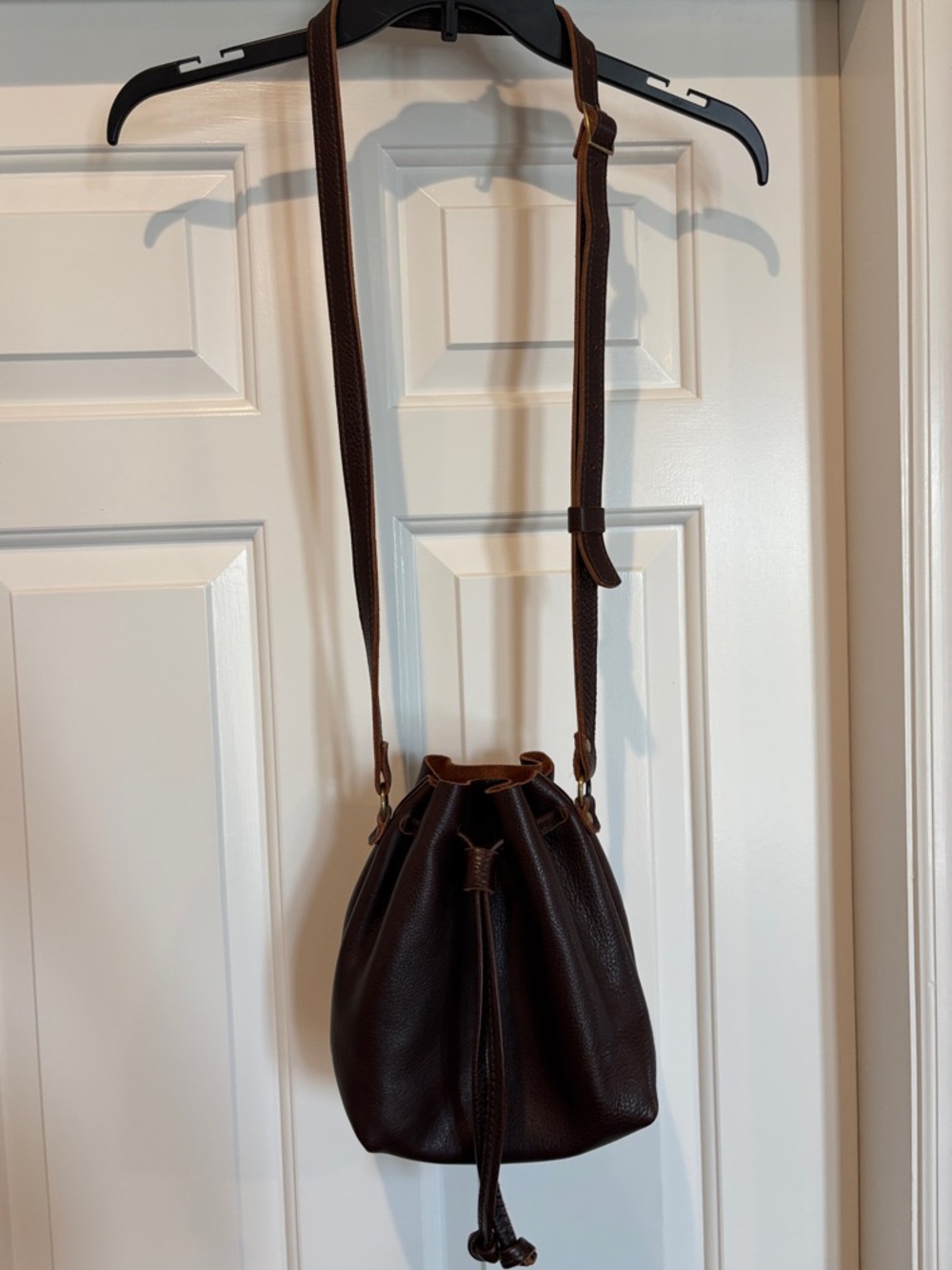 Portland Leather Goods “Almost Perfect” Drawstring Bucket Bag